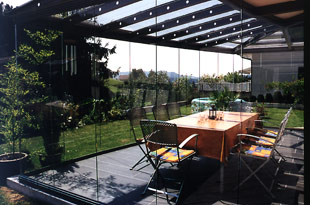 Terrassenverglasung